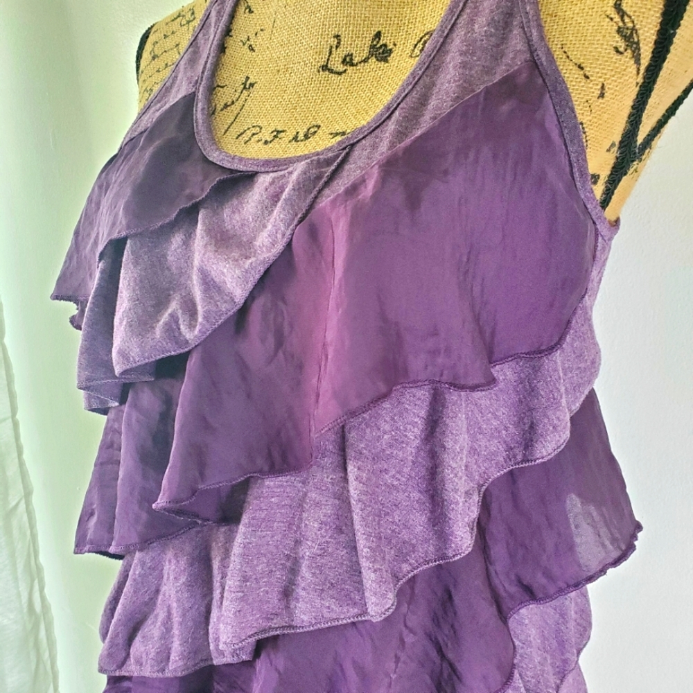 Eyelash Couture Ruffle Tank-Top - Picture 2 of 3